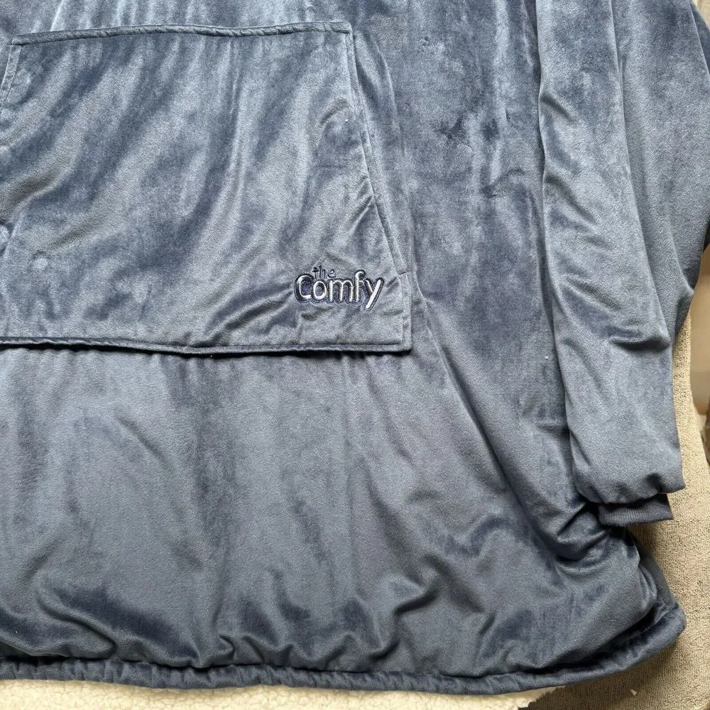 The Comfy Wearable‎ Blanket Hooded Pockets Sherpa Large Hoodie Original Soft